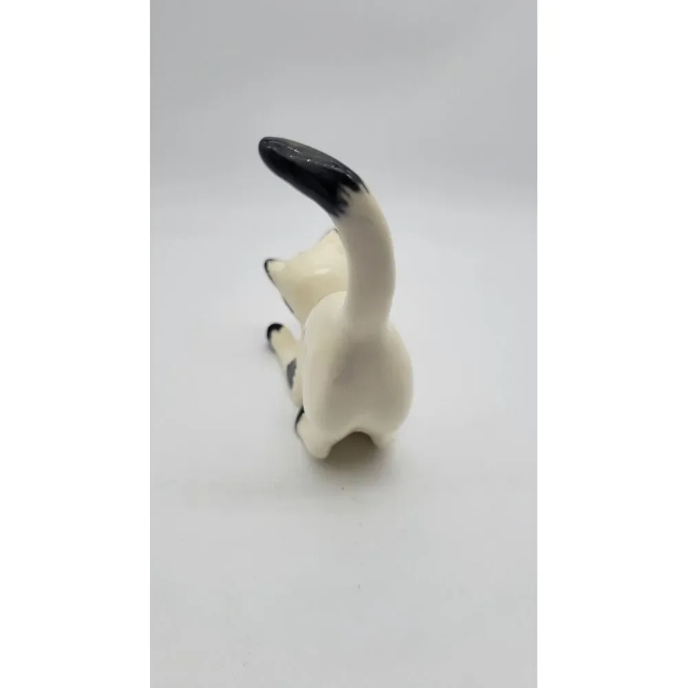 Vintage Mitzi Robert Simmons‎ Ceramics Cat Playing With Ball Of Yarn Japan